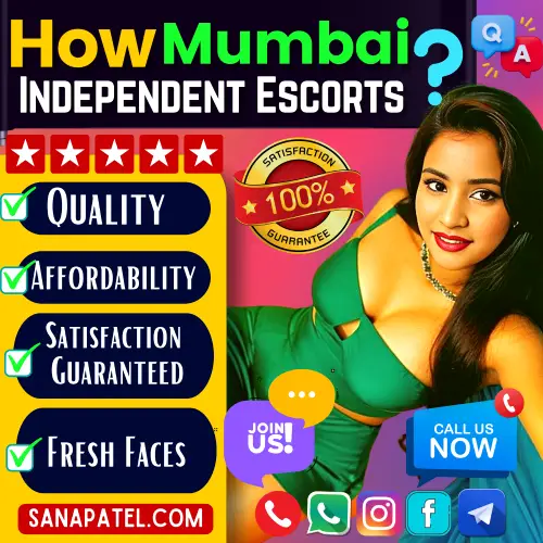 Discover the Quality of Independent Escorts in Mumbai